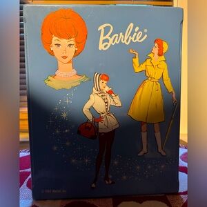 Barbie Vintage Style Box - Blue and Yellow